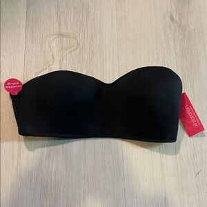 Xhilaration Black Strapless Bandeau
